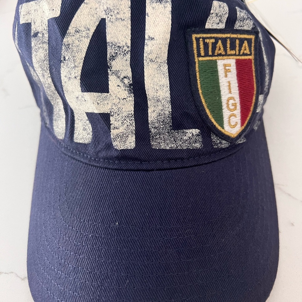Italia FIGC Navy Cap new!!